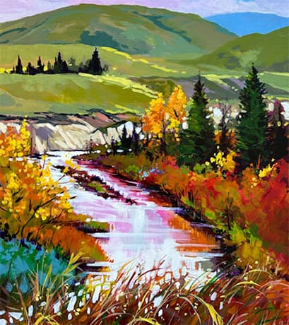 Lakeland Farm Painting